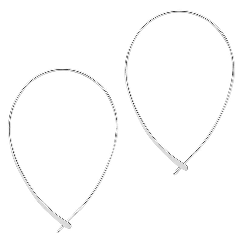 Delicate Threader Hoop Earrings